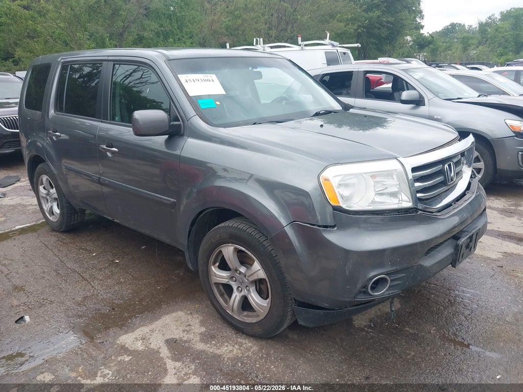 5FNYF4H60CB025357 2012 HONDA PILOT photo no. 1