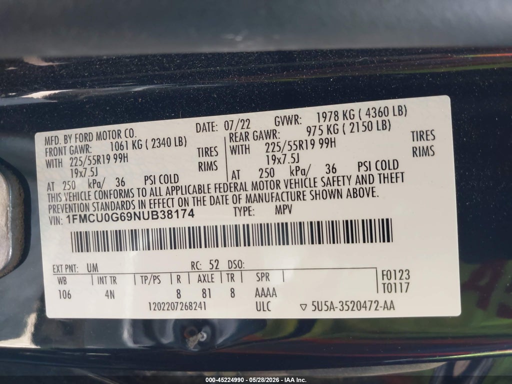 2022 Ford Escape SE photo 9