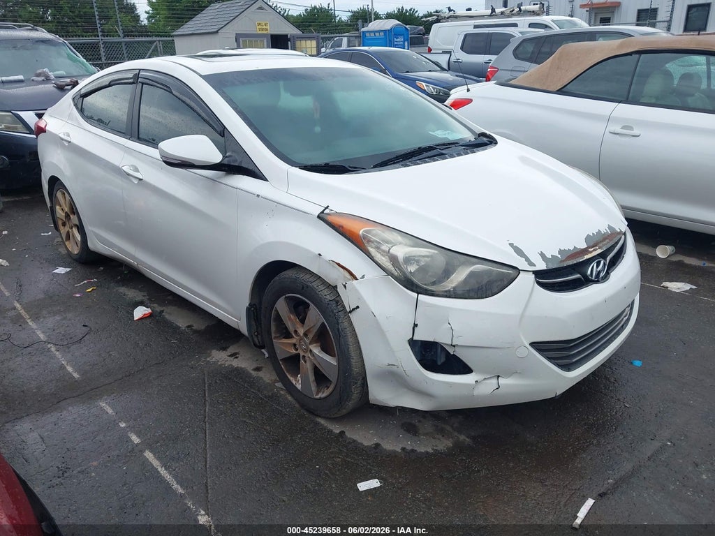 5NPDH4AEXCH146103 2012 HYUNDAI ELANTRA photo no. 1