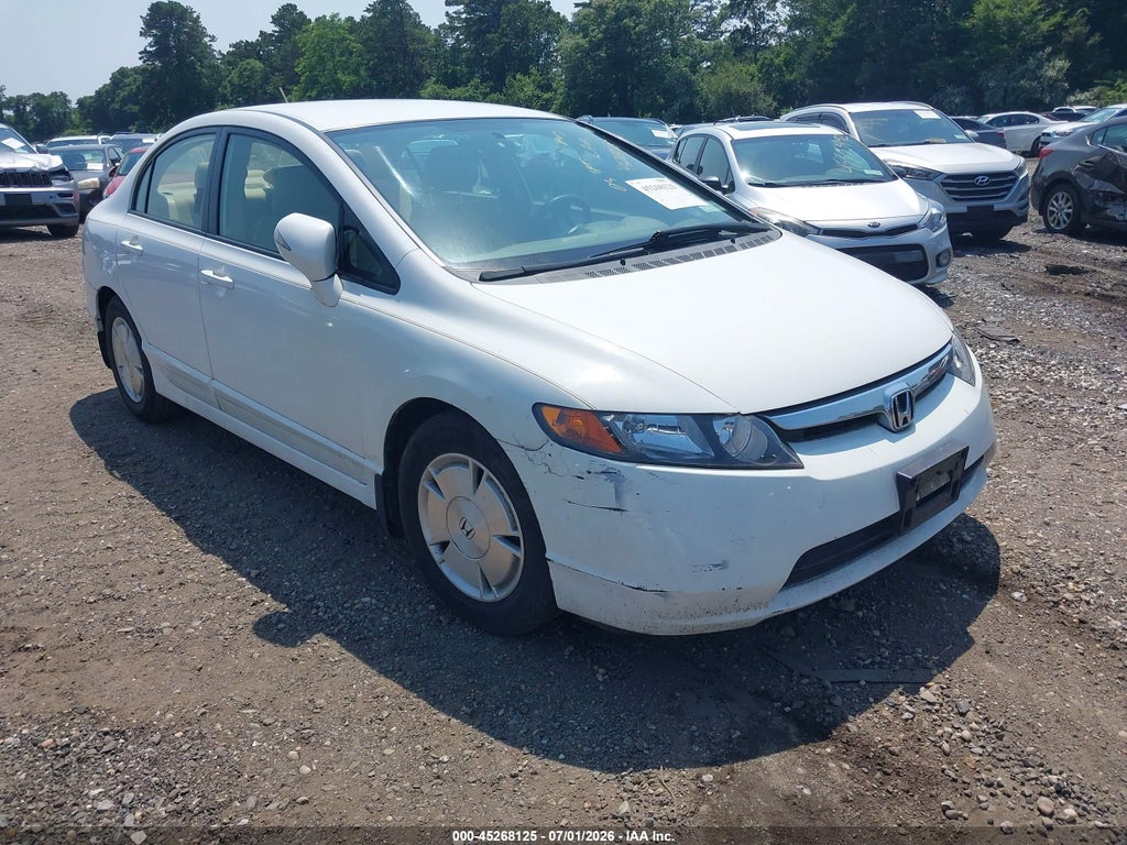 JHMFA36217S019249 2007 HONDA CIVIC HYBRID photo no. 1