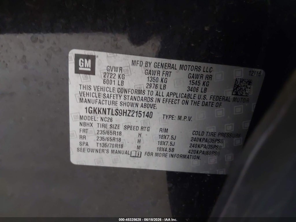2017 GMC Acadia SLE-2 photo 9