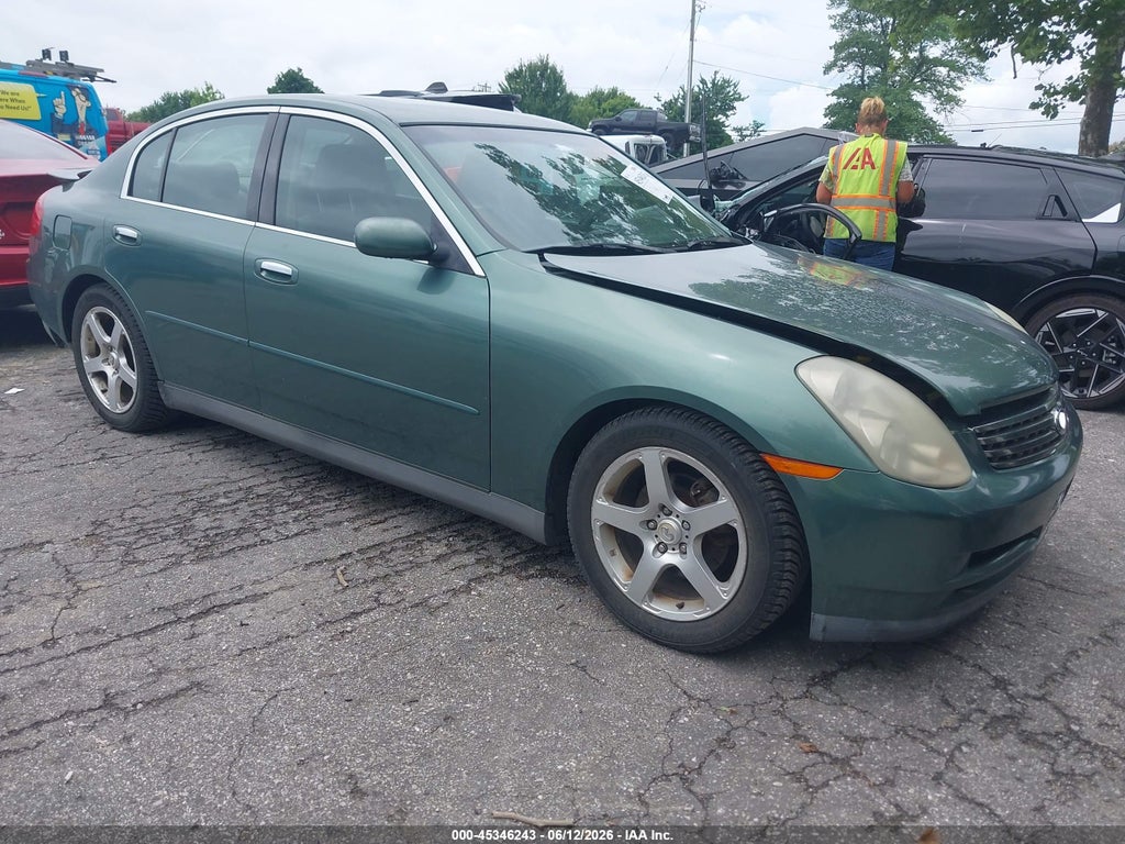 JNKCV51E03M010190 2003 INFINITI G35 photo no. 1