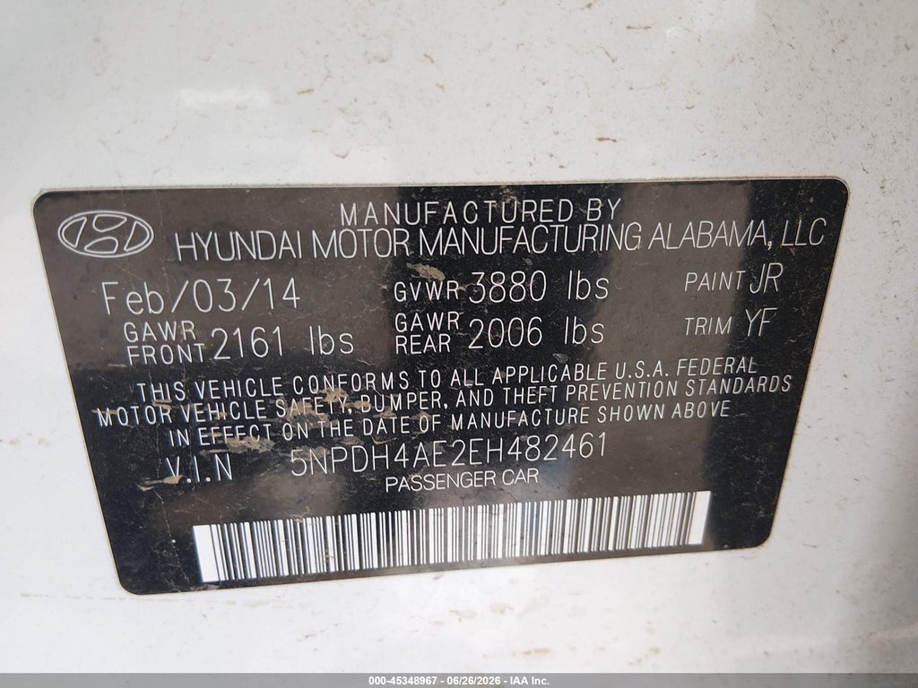 2014 Hyundai Elantra SE photo 9