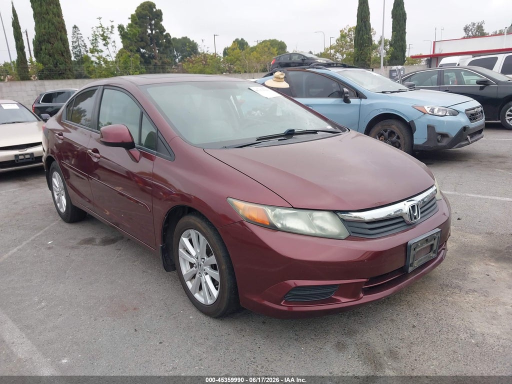 2HGFB2F90CH543436 2012 HONDA CIVIC photo no. 1