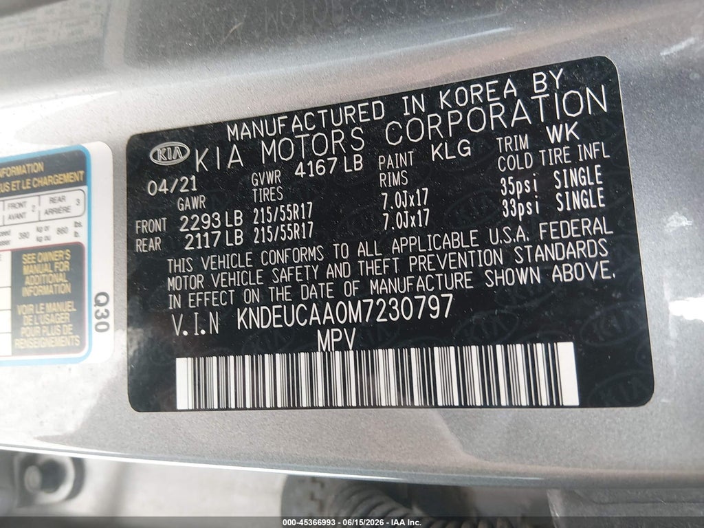 2021 Kia Seltos S photo 9