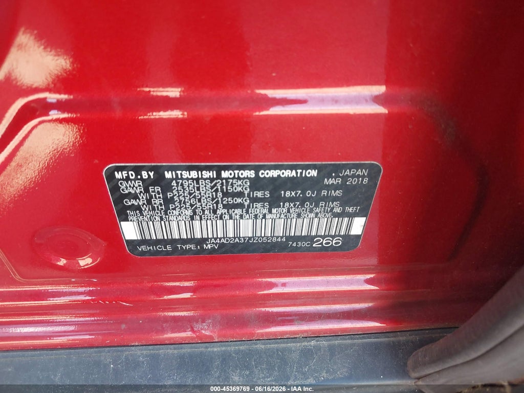 2018 Mitsubishi Outlander ES photo 9
