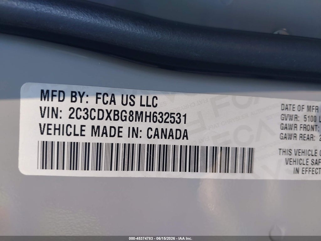 2021 Dodge Charger SXT RWD photo 9