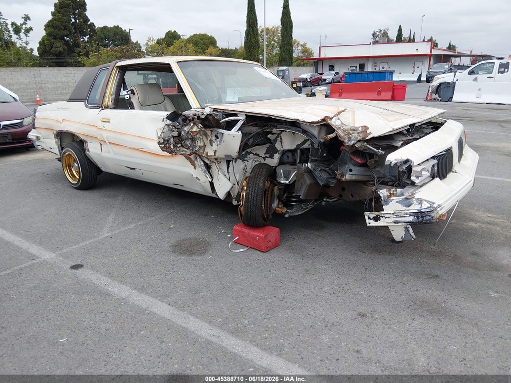 1984 OLDSMOBILE CUTLASS SUPREME