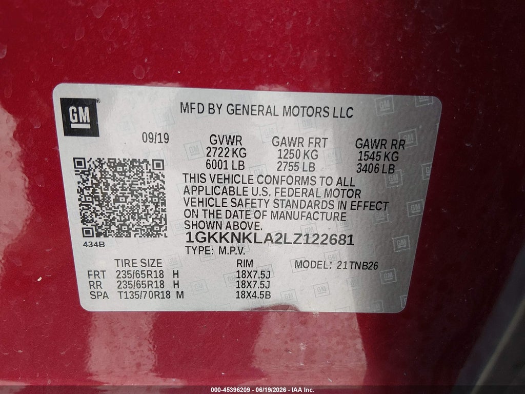 2020 GMC Acadia FWD SLE photo 9