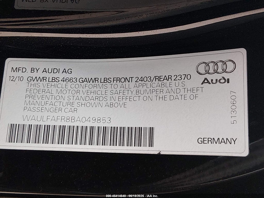 2011 Audi A5 2.0T Premium photo 9