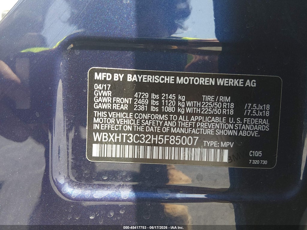 2017 BMW X1 XDRIVE28I photo 9