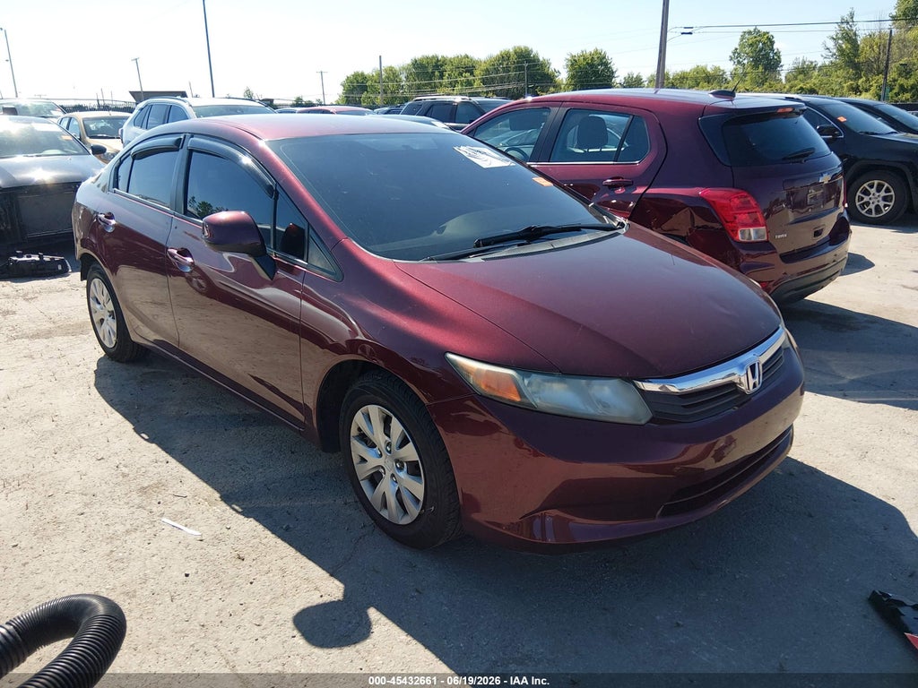 2HGFB2F55CH533353 2012 HONDA CIVIC photo no. 1