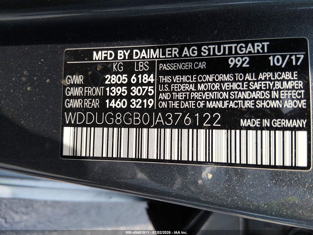 2018 Mercedes-Benz S 560 4MATIC photo 9