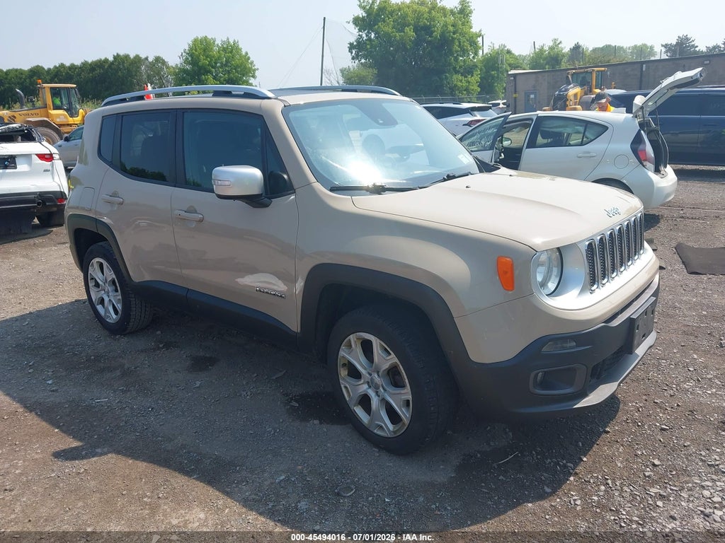 ZACCJBDT4GPC52221 2016 JEEP RENEGADE photo no. 1