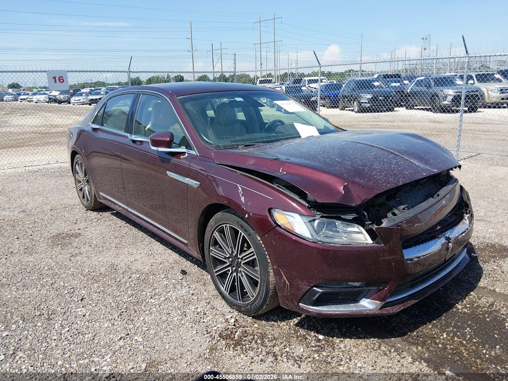 2017 LINCOLN CONTINENTAL