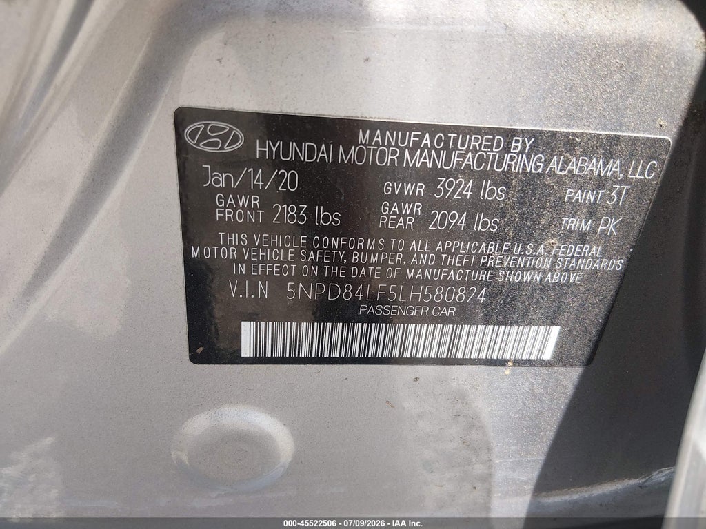 2020 Hyundai Elantra SEL photo 9