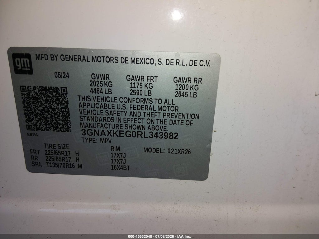 2024 Chevrolet Equinox FWD LT photo 9