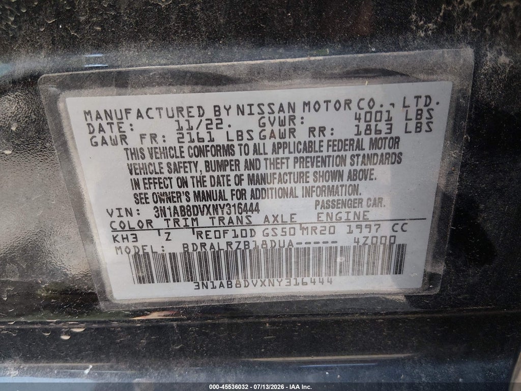 2022 Nissan Sentra SR Xtronic CVT photo 9