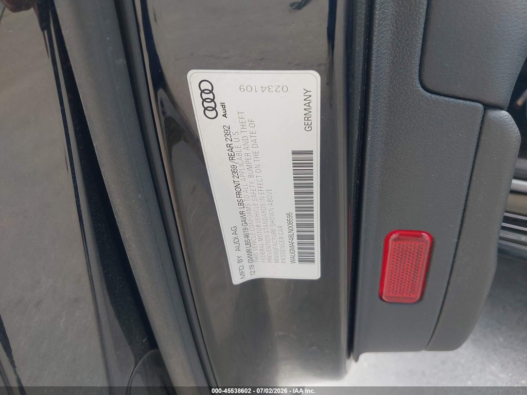 2020 Audi A4 Premium 40 Tfsi Front-Wheel Drive S Tronic photo 9