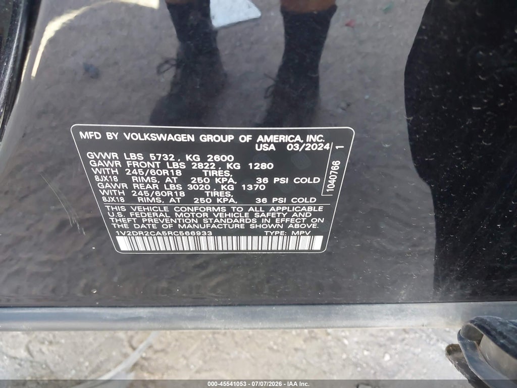 2024 Volkswagen Atlas 2.0T SE photo 9