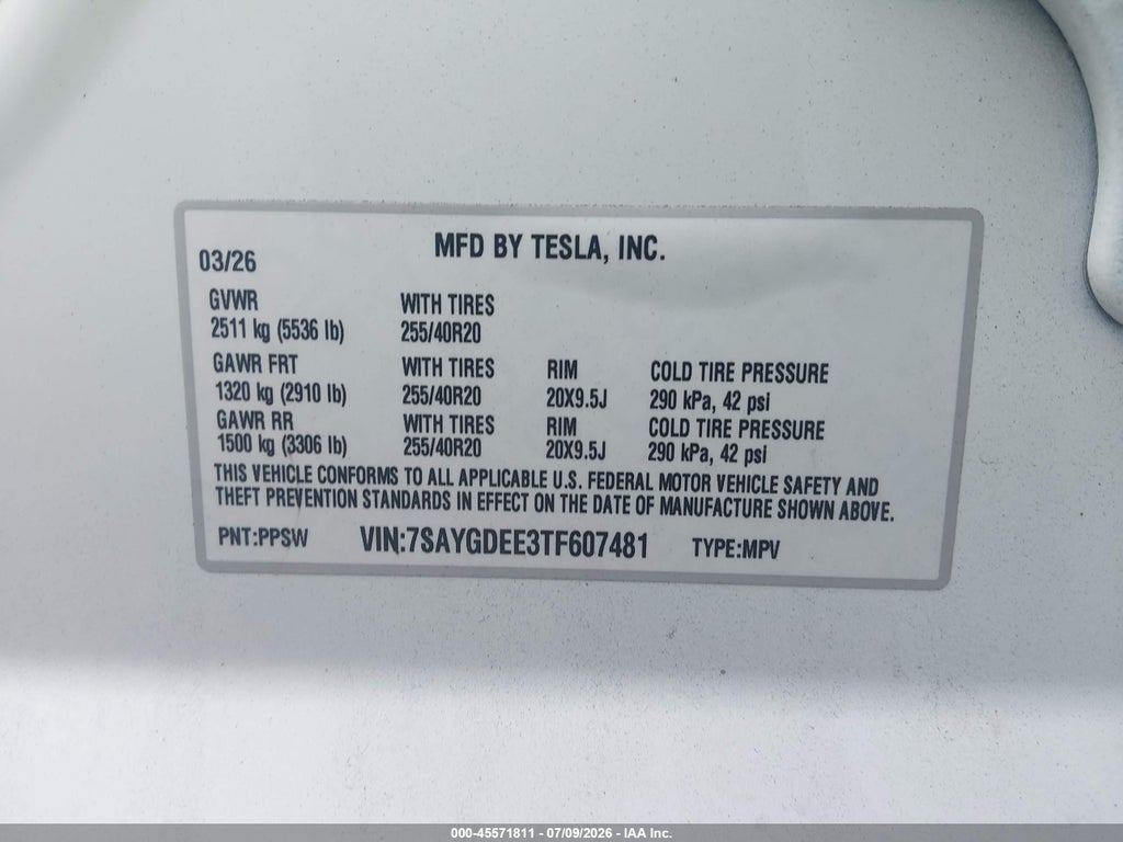 2026 Tesla Model Y ALL-Wheel Drive/Long Range Launch Series/Premium ALL-Wheel Drive photo 9