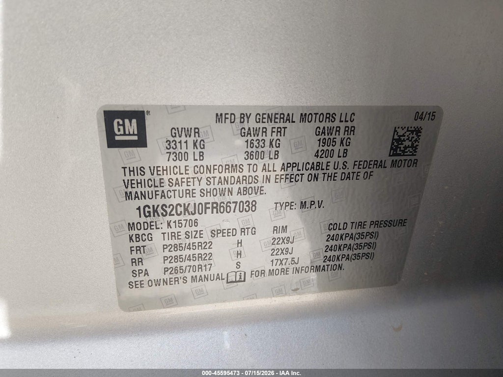 2015 GMC Yukon Denali photo 9