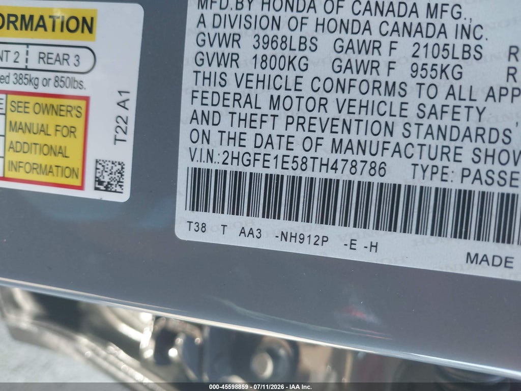 2026 Honda Civic SI Sedan photo 9