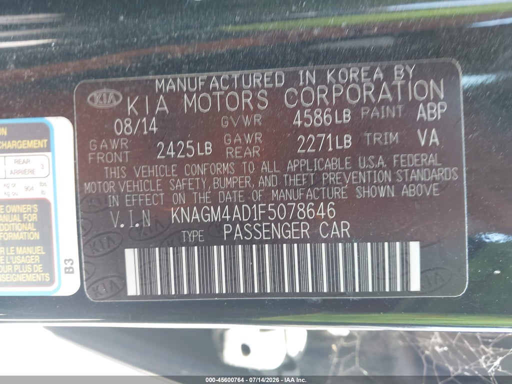 2015 Kia Optima Hybrid photo 9