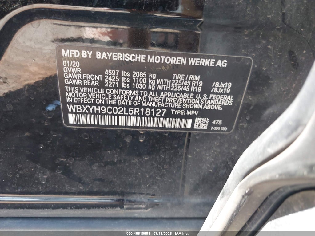 2020 BMW X2 SDRIVE28I photo 9