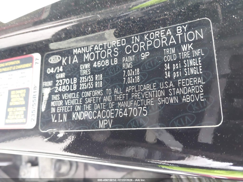 2014 Kia Sportage EX photo 9