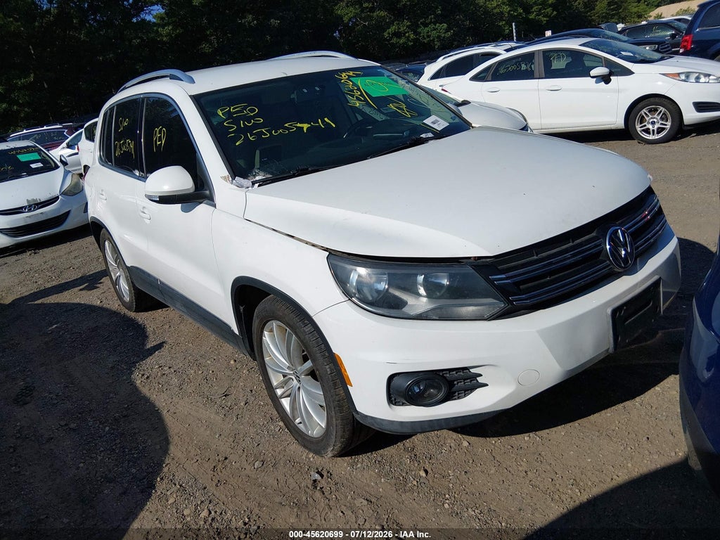 2012 VOLKSWAGEN TIGUAN