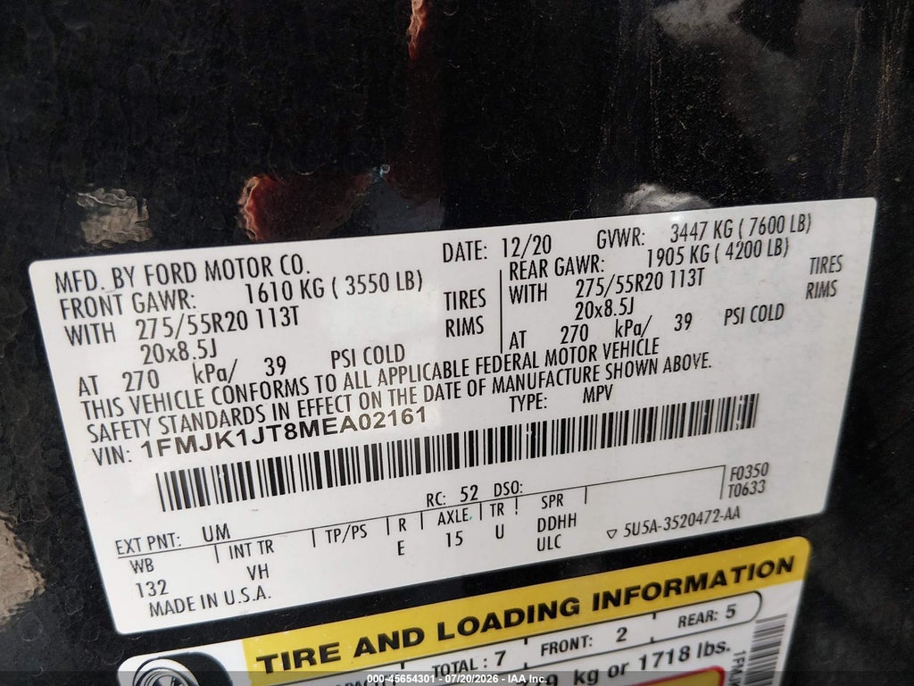 2021 Ford Expedition XLT MAX photo 9