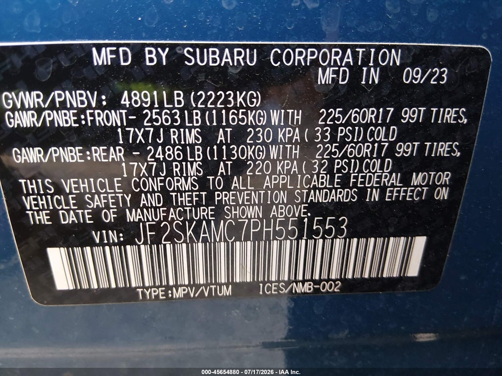 2023 Subaru Forester Wilderness photo 9