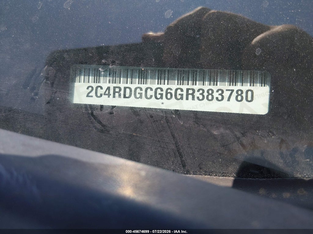 2016 Dodge Grand Caravan SXT photo 9