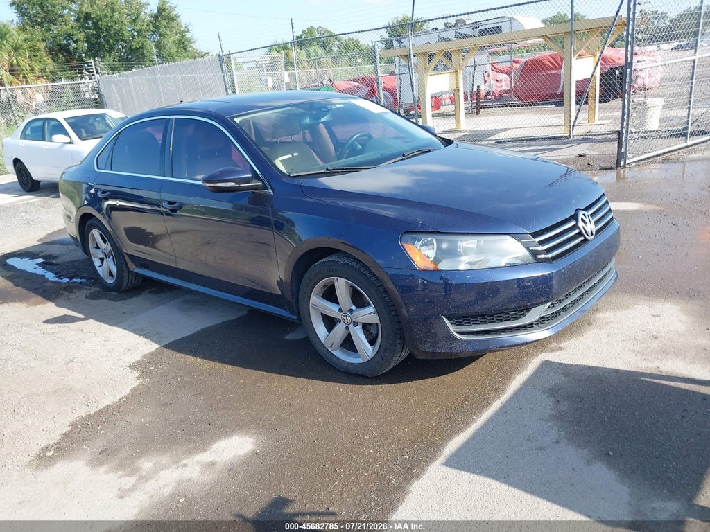 2012 VOLKSWAGEN PASSAT