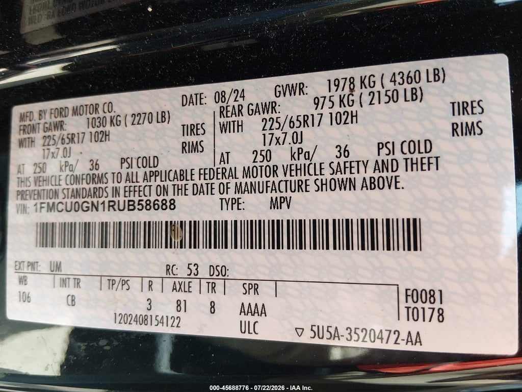 2024 Ford Escape Active photo 9