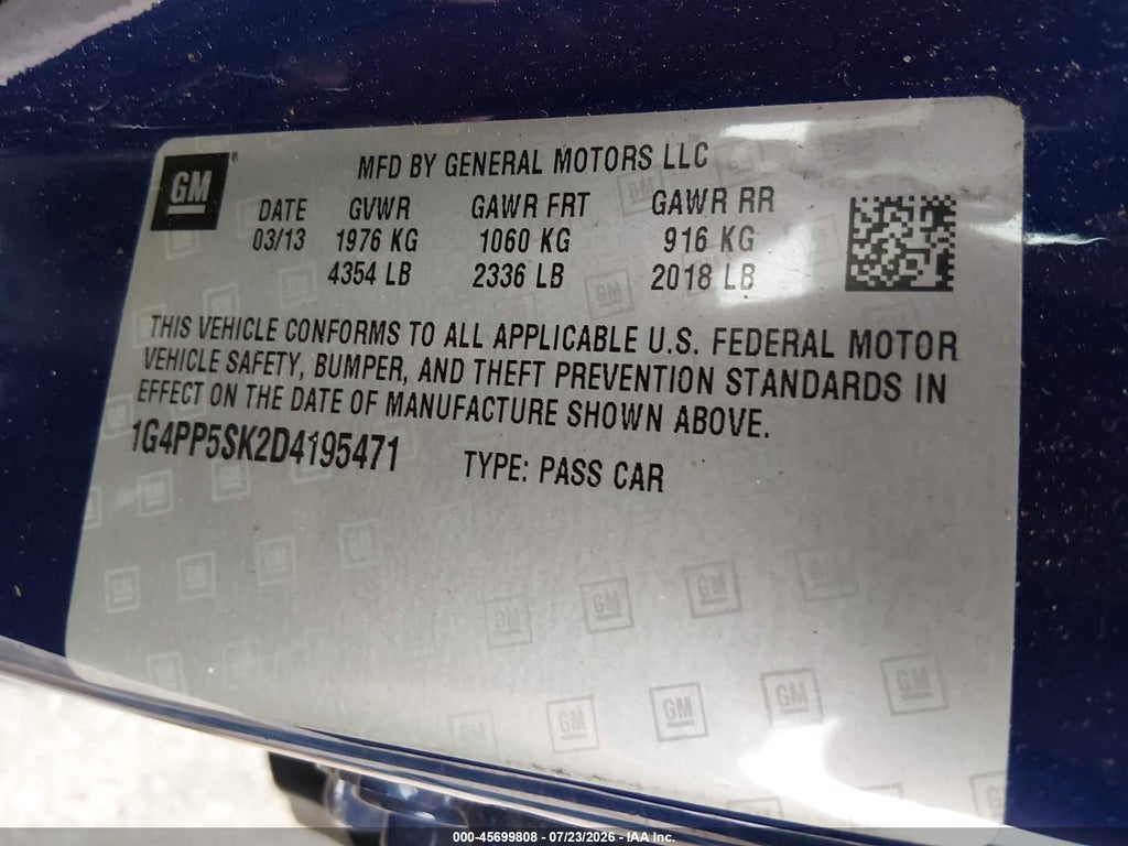 2013 Buick Verano photo 9