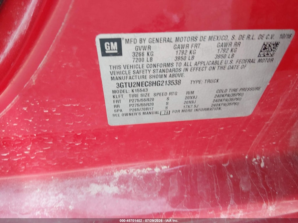 2017 GMC Sierra 1500 SLT photo 9