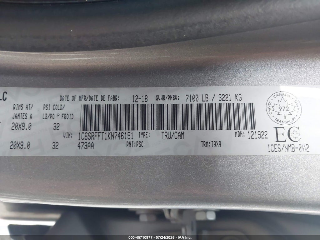 2019 Ram 1500 BIG Horn photo 9