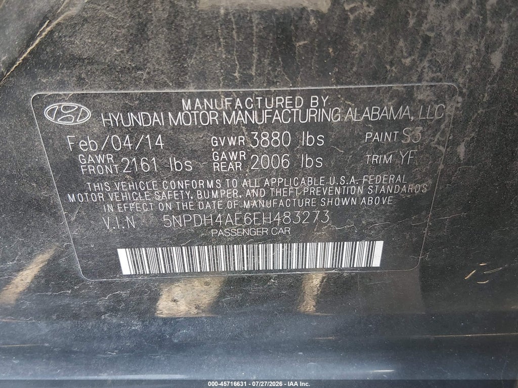 2014 Hyundai Elantra SE photo 9