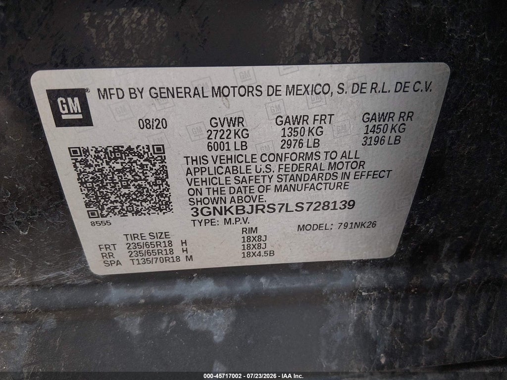2020 Chevrolet Blazer AWD 3LT photo 9