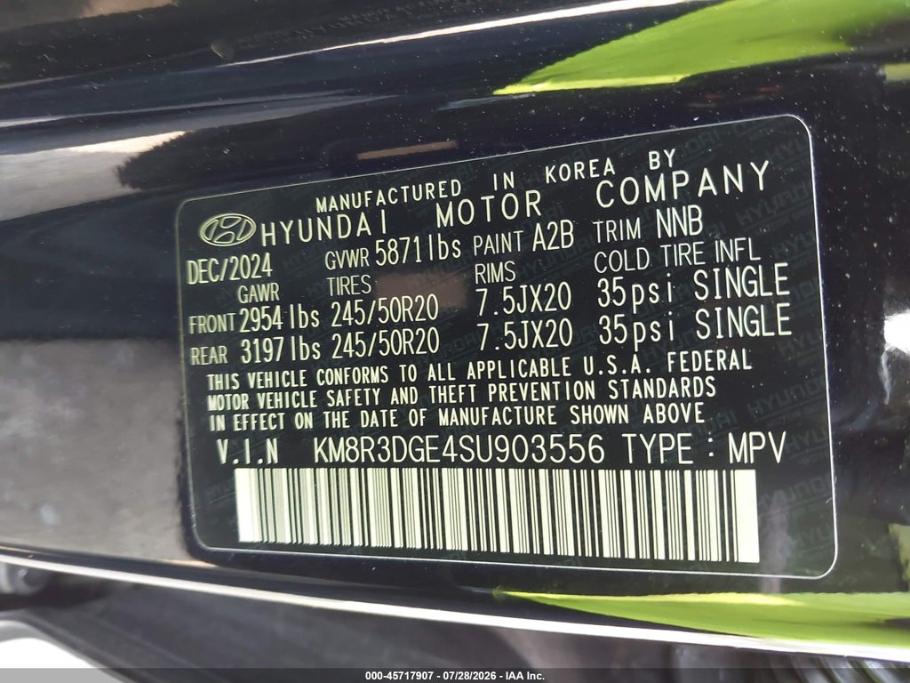 2025 Hyundai Palisade XRT photo 9