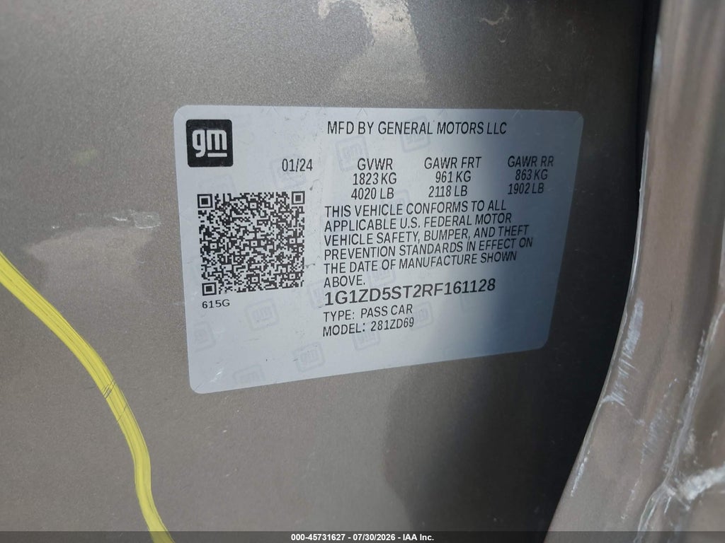 2024 Chevrolet Malibu FWD 1LT photo 9