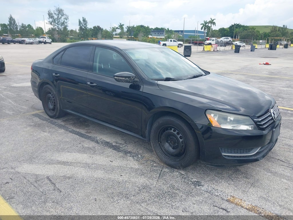 2012 VOLKSWAGEN PASSAT 1VWAP7A36CC035014