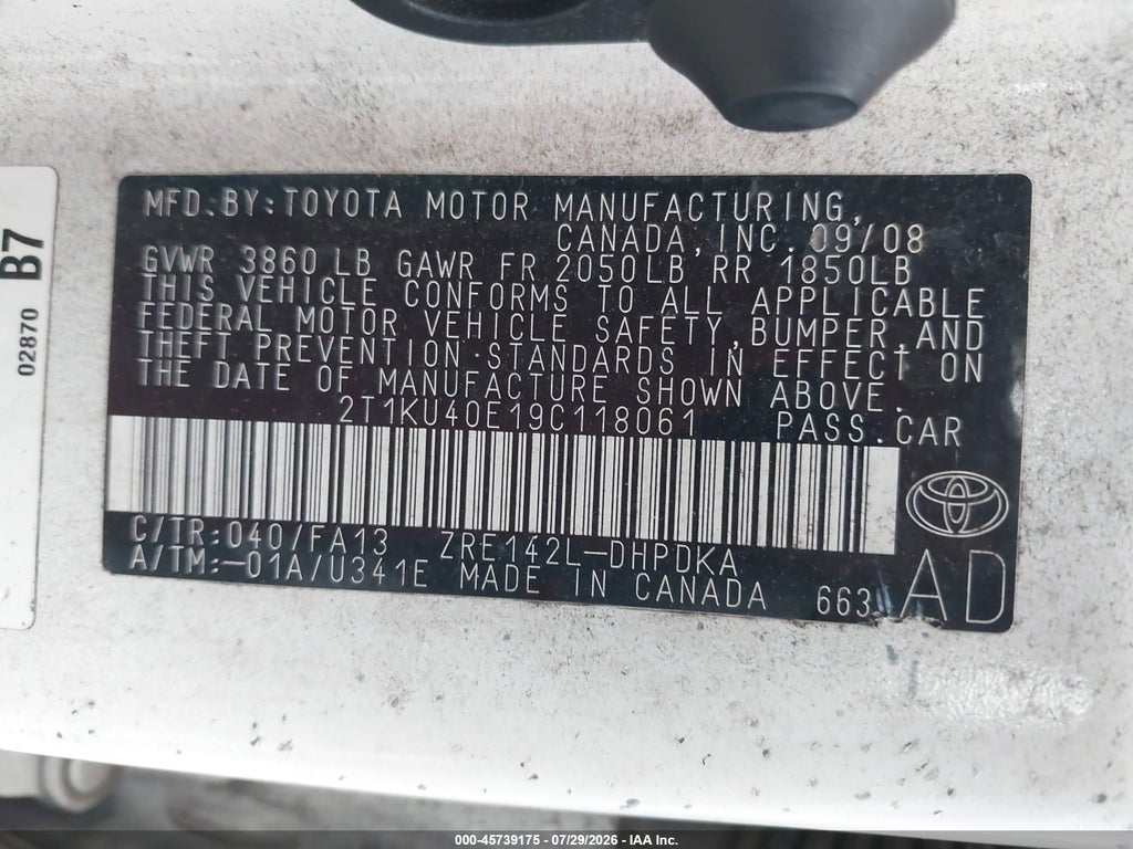 2009 Toyota Matrix photo 9