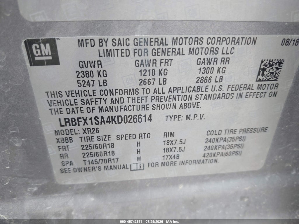 2019 Buick Envision AWD Preferred photo 9