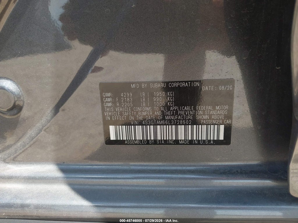 2020 Subaru Impreza Sport 5-Door photo 9
