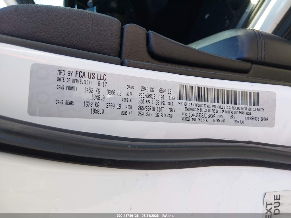 2018 Jeep Grand Cherokee Limited 4X2 photo 9