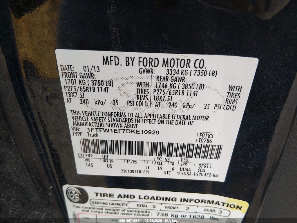 2013 Ford F-150 XLT photo 9