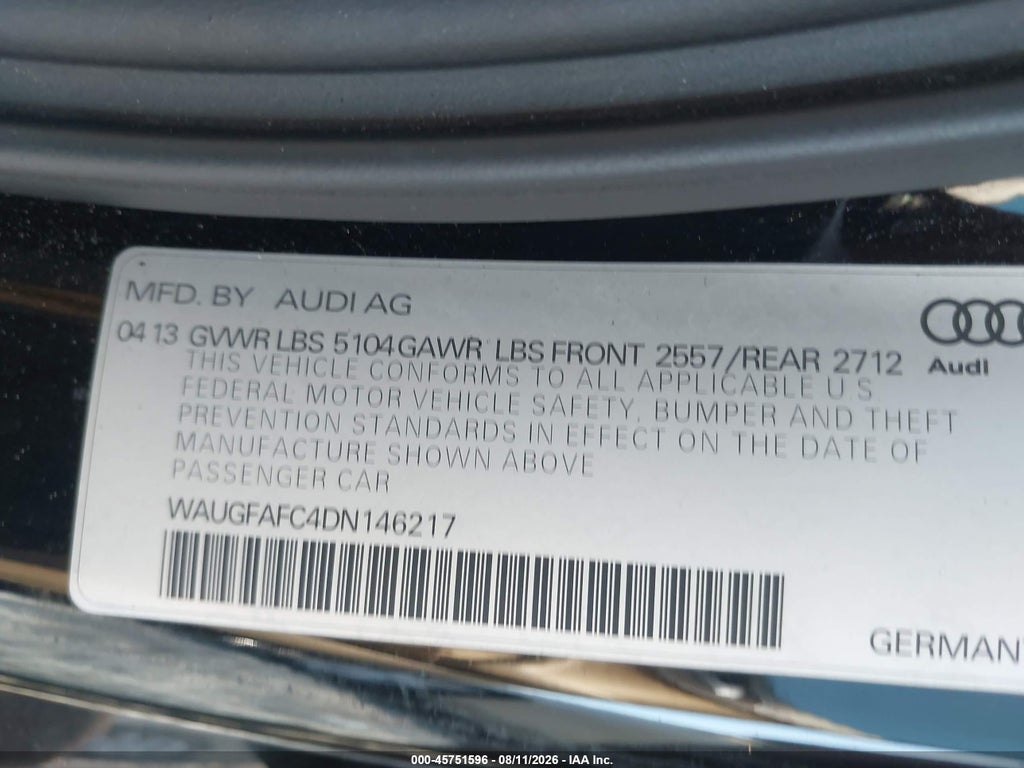 2013 Audi A6 2.0T Premium photo 9